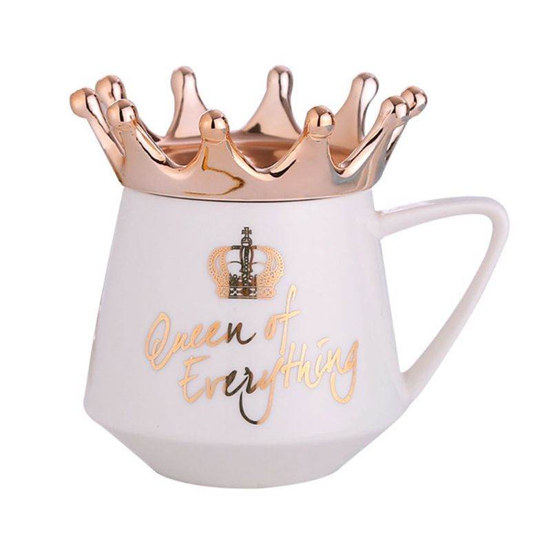 Mug créatif couronne royale de luxe
