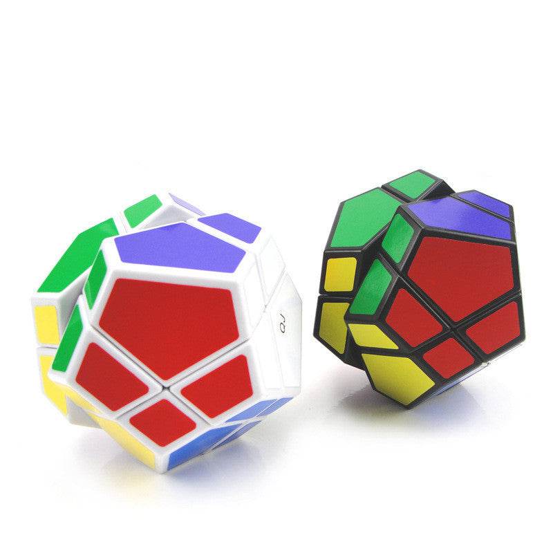 Shaped stickers five cubes