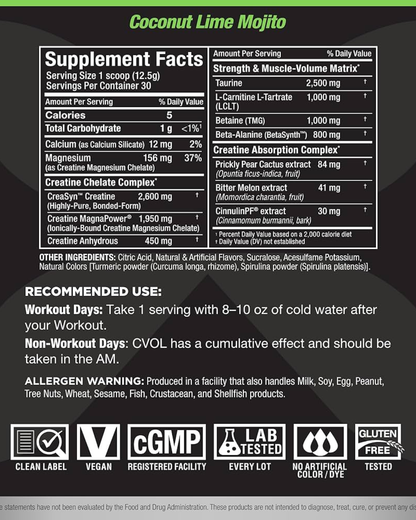 CVOL Post-Workout Recovery Drink for Enhanced Muscle Recovery