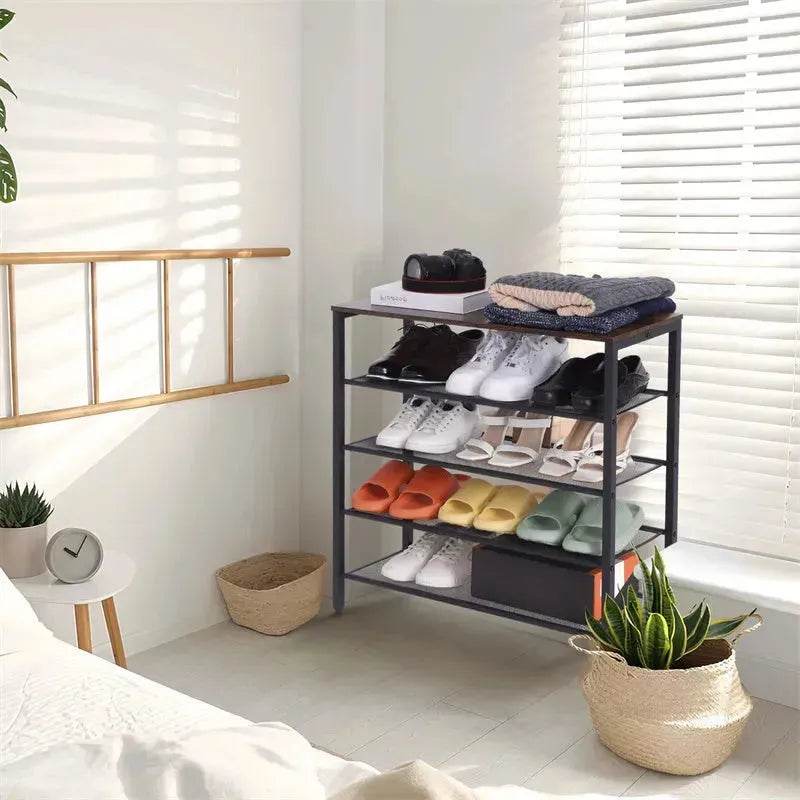 Range-chaussures 4 niveaux pour entrée