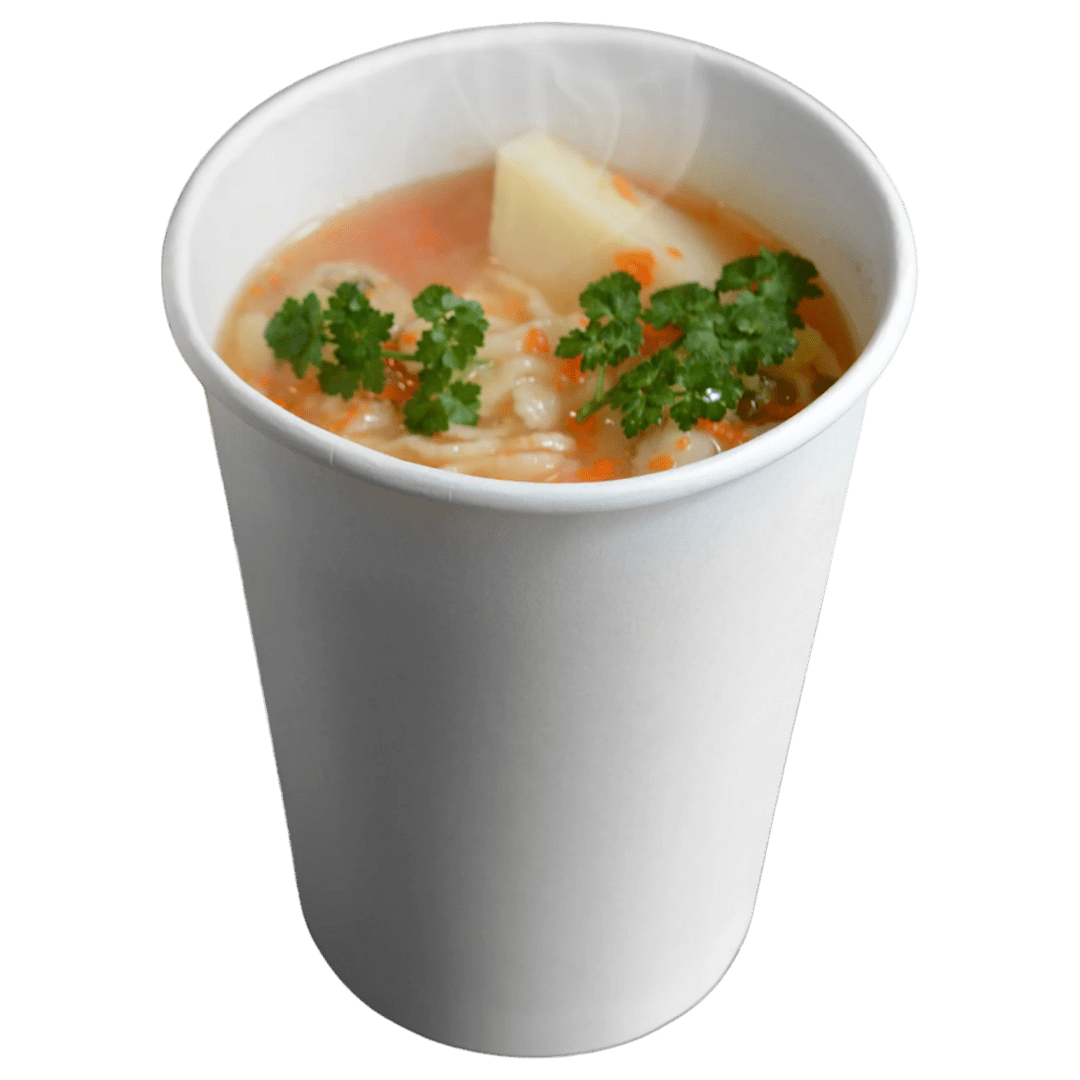 32 oz White Paper Soup Cups