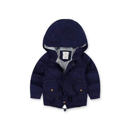 Children Cashmere Hoodie Windproof Winter jacket kids