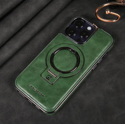 Luxury Magnetic Bracket Phone Case Business Drop-resistant Leather Case