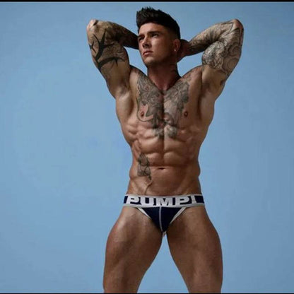 PUMPI Mesh Thong Panties underwear Porn Pant men Low Waist