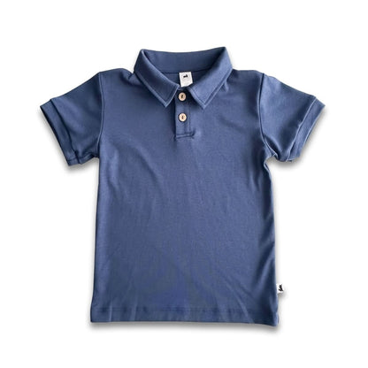 Kids' Bamboo Polo Shirt | Navy