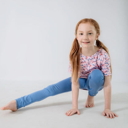 Kids' Bamboo Leggings | Taffy Pink