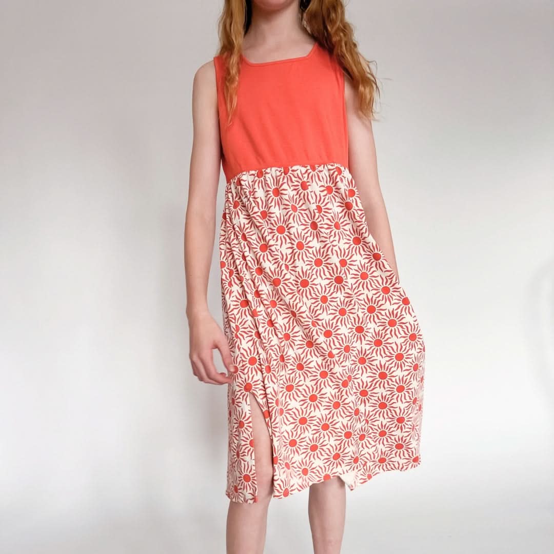 Youth Bamboo Square Neck Midi Dress | Sunkissed