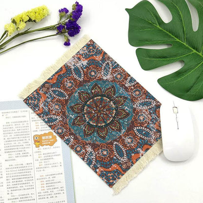 Office mouse pad, Suede fringe mouse pad Hot rubber  Bohemian style