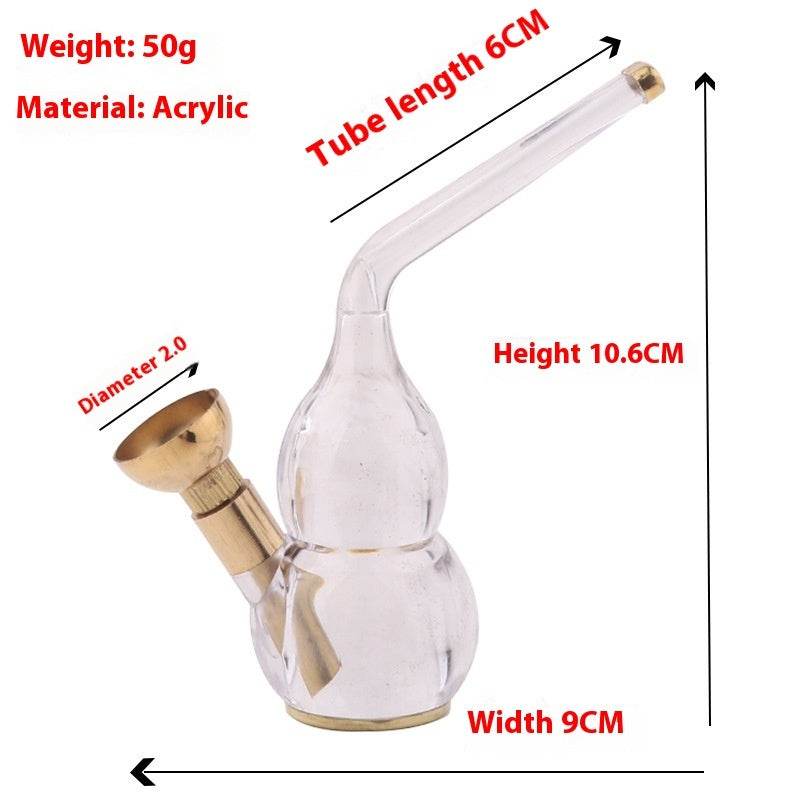 Clamshell Packaging Portable Water Filter Tobacco Pot Dual-purpose Hookah Pipe