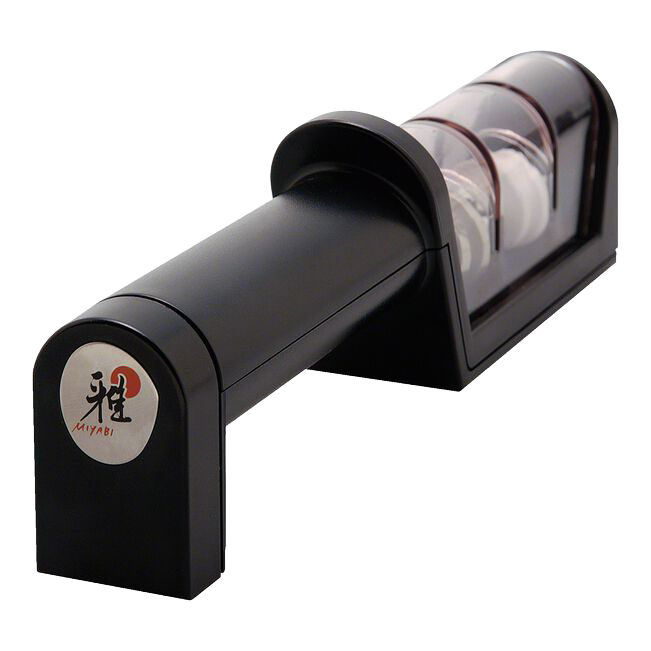 Miyabi Two‑Stage Diamond/Ceramic Handheld Sharpener