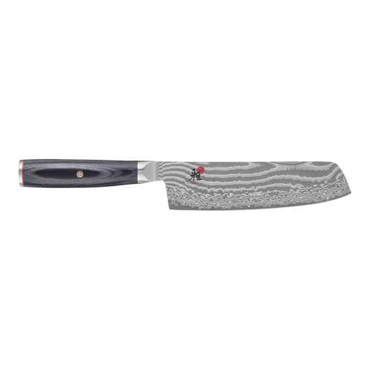 Miyabi Kaizen II 5000FCD 6.5″ Nakiri – FC61 Core, 48‑Layer Damascus Steel