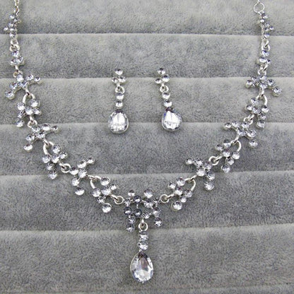 Purple stone bridal wedding jewelry accessories