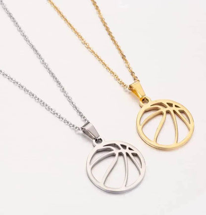 Games stainless steel volleyball necklace for men and women