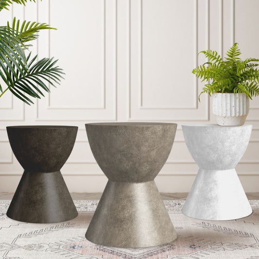 Table d'appoint Roger Concrete Terrazzo Mid-Century