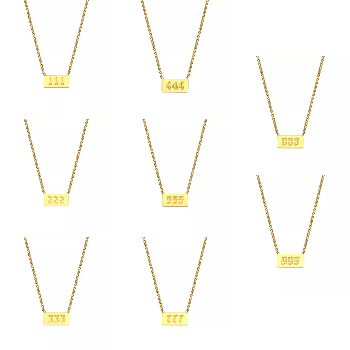 Angel Number Necklace