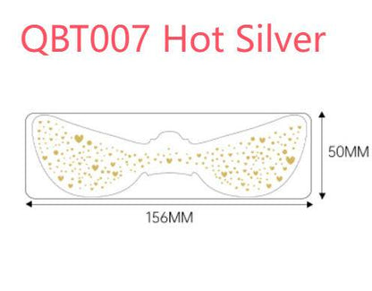 Gilding Sticker Freckle Tattoo Sticker Gilding Glitter Stickers Waterproof