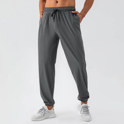 Men's Nylon Cool Feeling Loose Fitness Track Pants Quick-drying