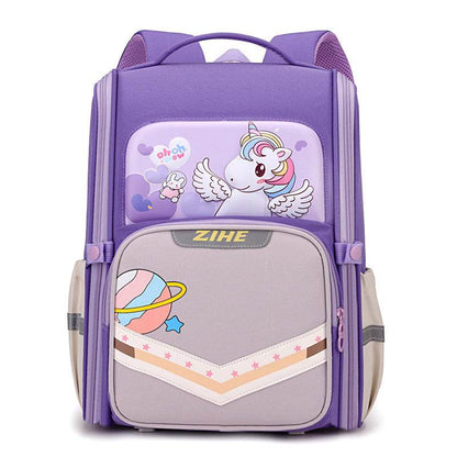 Sac à dos cartable grande capacité avec soutien dorsal