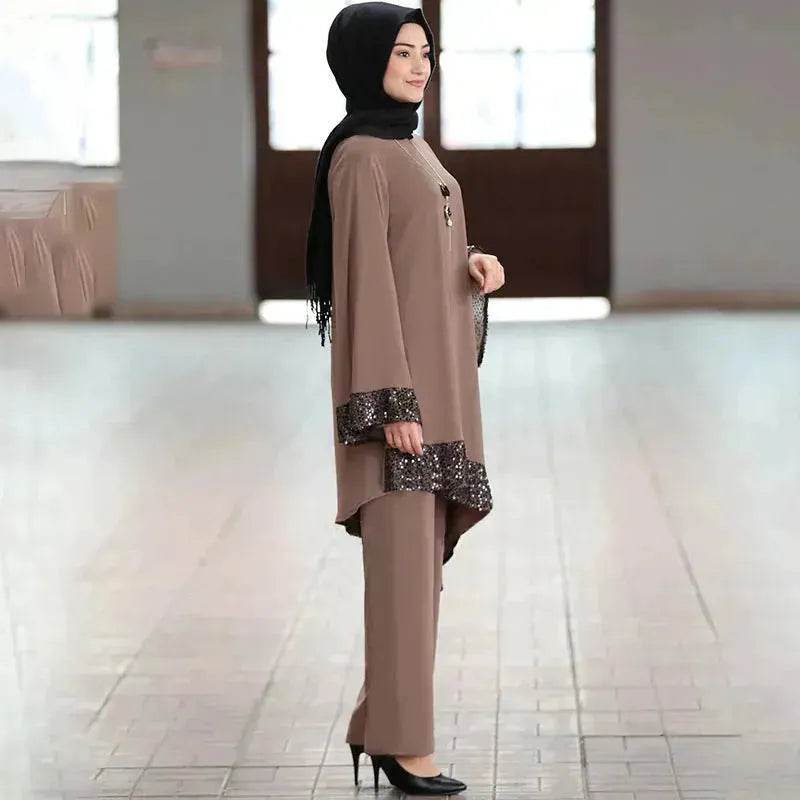 Co ord set  for Arabwomen Two piece outfit for Arabwomen Hijab Suit for Women