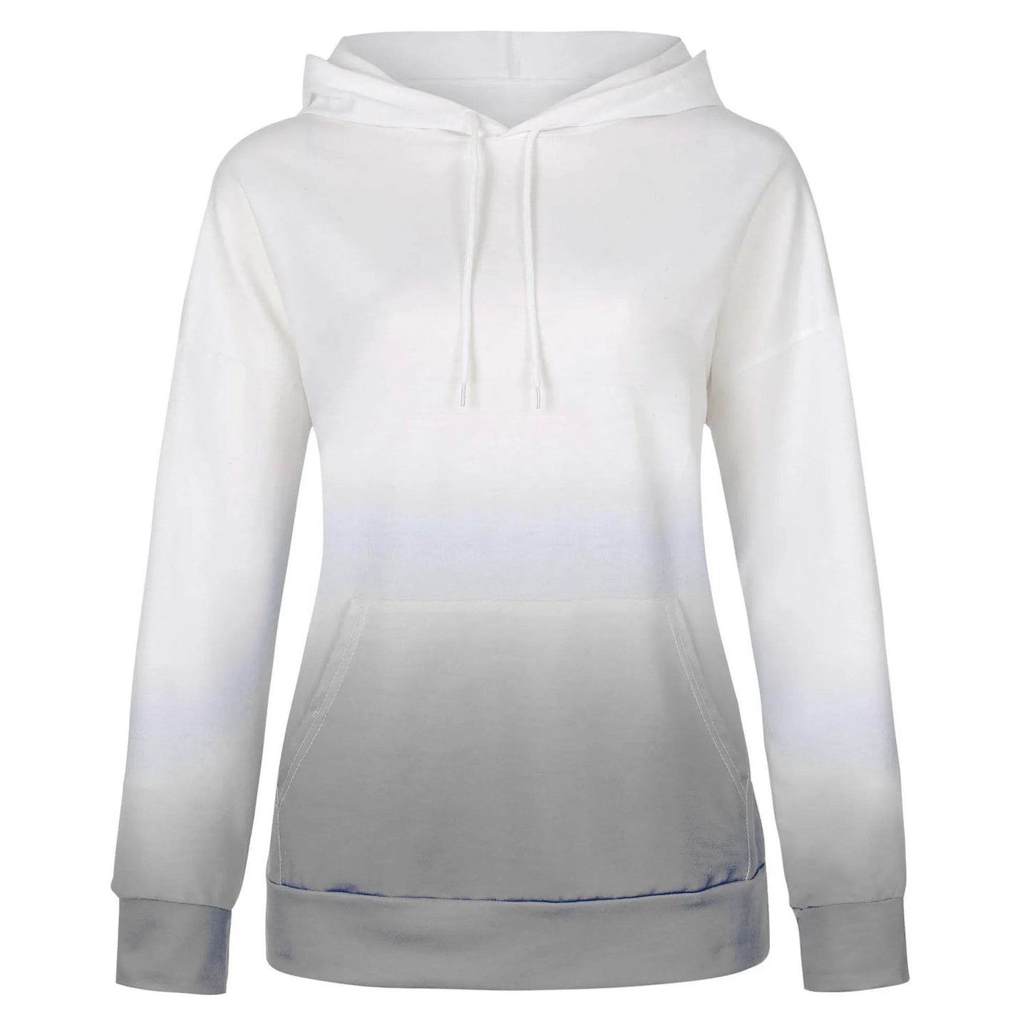Women Tie-dye print hooded long sleeves
