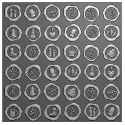Vaessen Creative • Embossing Folder Wax Seal