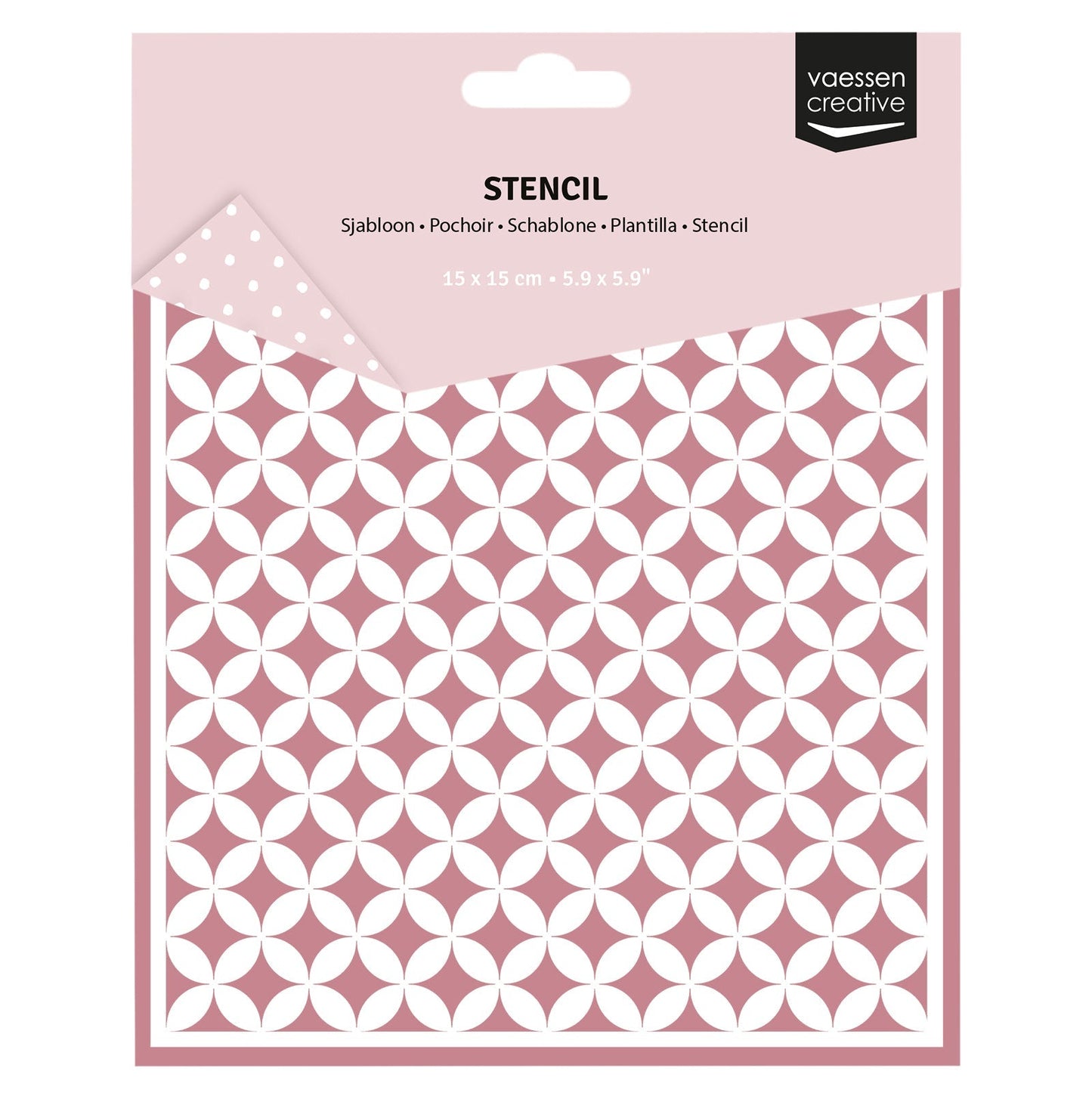 Vaessen Creative • Stencil Graphic Stars 15x15cm