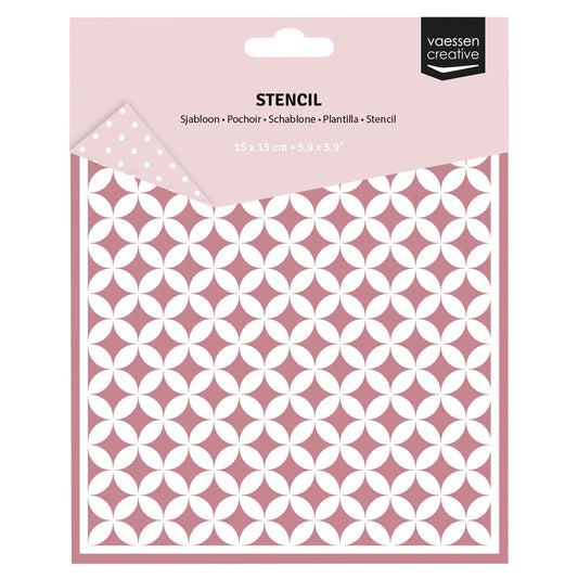 Vaessen Creative • Stencil Graphic Stars 15x15cm