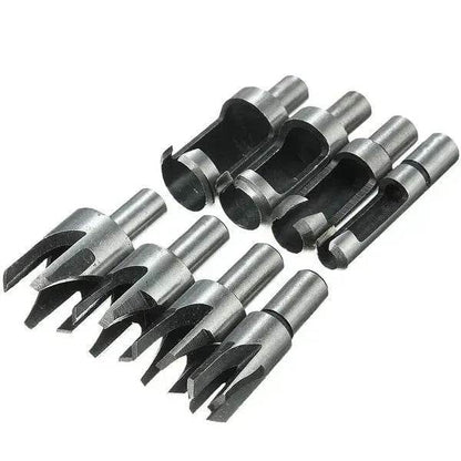 8pcs Wood Plug Cutter set tapered plug cutter