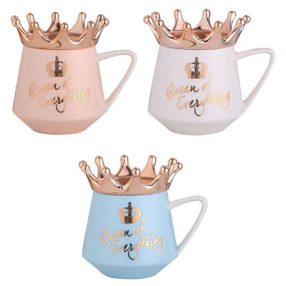 Mug créatif couronne royale de luxe