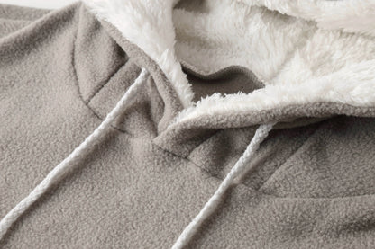 Sweatshirt With Pockets – Women’s Casual Solid Cat Lover Hoodie