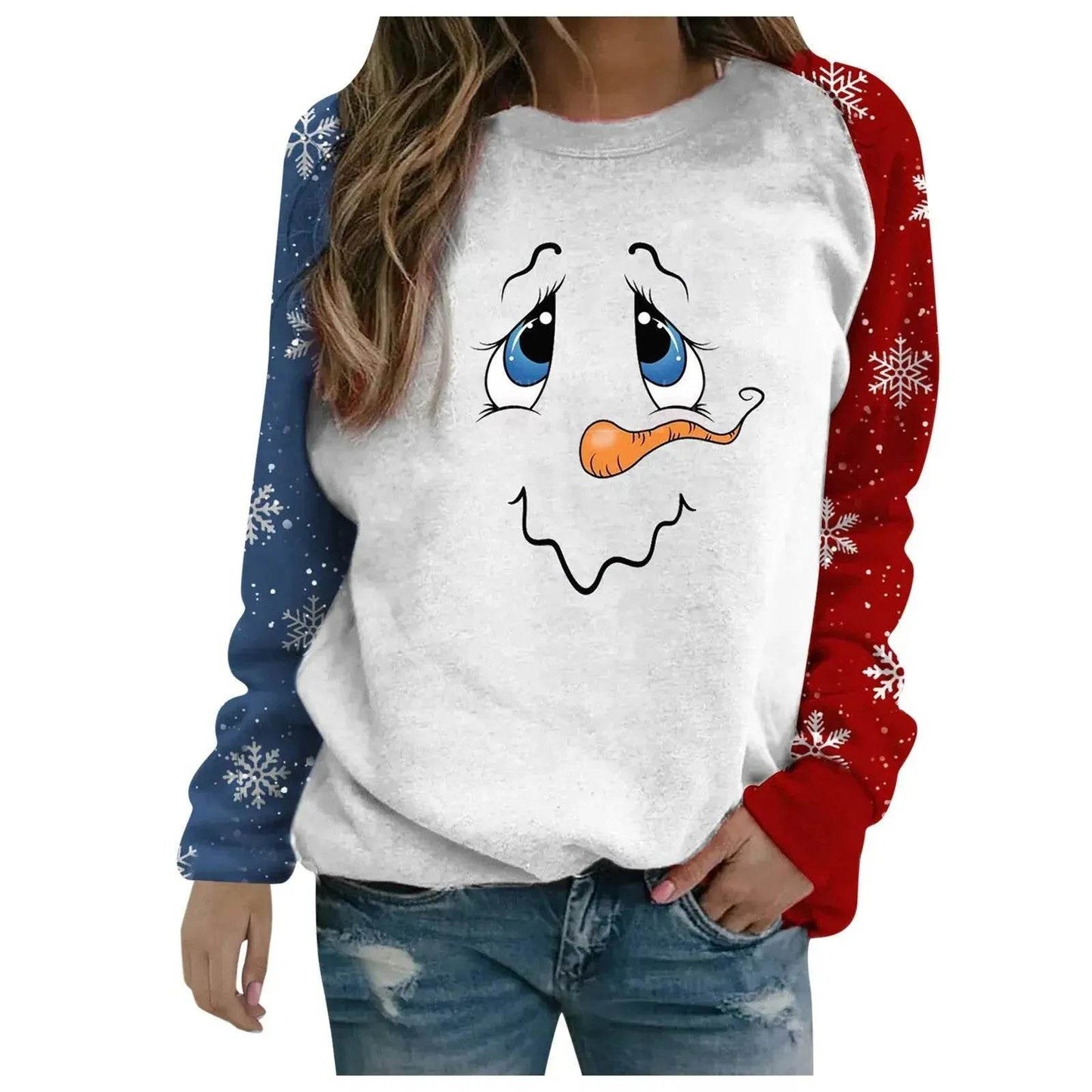 Women Autumn And Winter Funny Christmas Sweatshirt