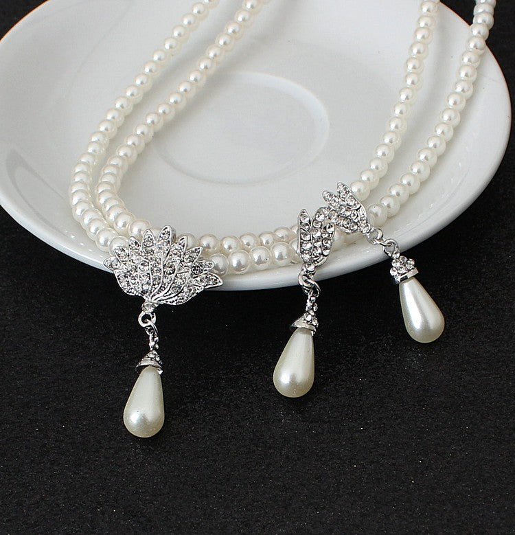 Alloy necklace bride wedding accessories