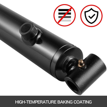 Hydraulic Cylinder 2 Bore 36 Stroke Hydraulic Ram Cylinder 3000psi Hydraulic Cylinders Welded Double Acting Cross Tube SAE6 Port Hydraulic Lifting Cylinder