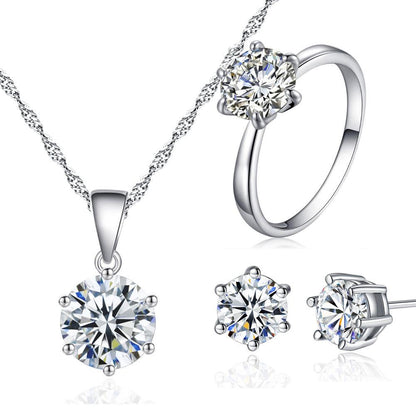 Crystal Fashion Bridal Wedding Jewelry Set