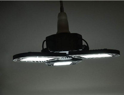 Lampe de garage déformable, lumière de radar, lampe industrielle d'entrepôt, éclairage domestique haute intensité
