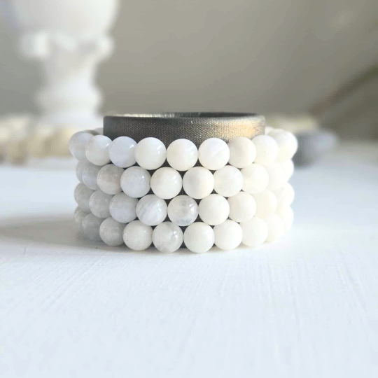 Bracelet perles pierre de lune | La pierre des nouveaux départs