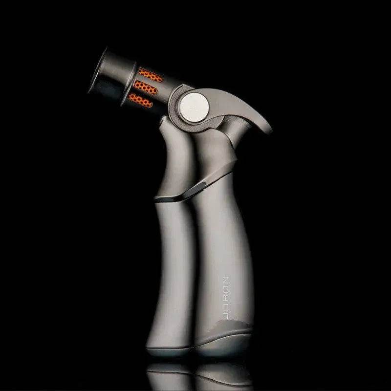 Metal Windproof Blue flame Butane Torch Lighter Cigar Lighter