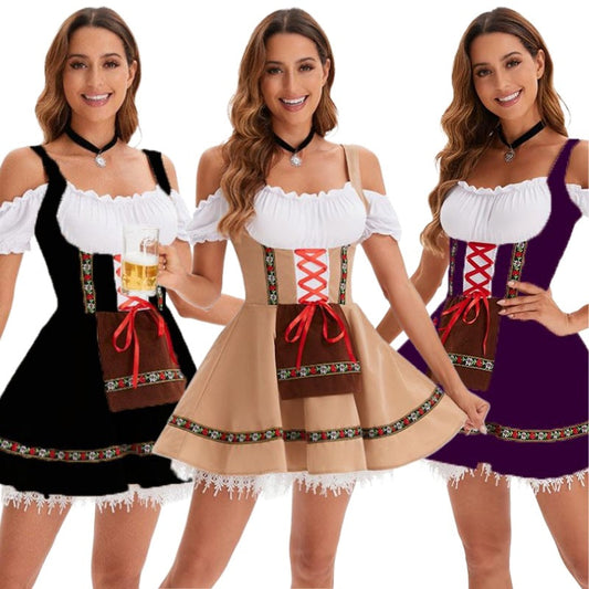 Women’s Beer Festival Costume – Oktoberfest-Inspired Performance Outfit & Party Dress
