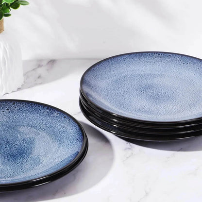 Buy 6pcs Flat Ceramic Dinner Plates