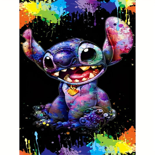 [Authorized] Disney DIY 5D Diamond Painting, Stitch Color Paint By Number Kit Adult Diamond Painting Kit, Round Full Diamond Art Kit painting crafts, Home Wall Art Decoration