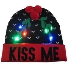 Bonnet de Noël lumineux à LED