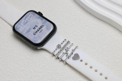DIY Decorative Buckle Silicone Watch Strap Accessories