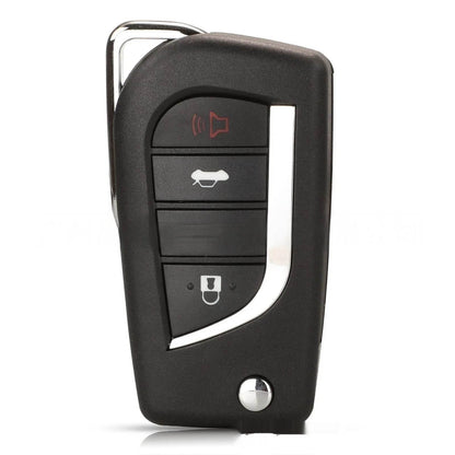 Folding Key Shell Camry Reeling Ruizhi Highlander Remote Control Key Shell 4 Keys