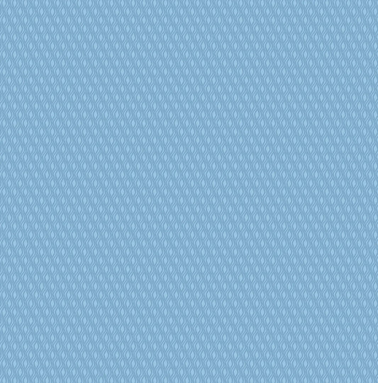 Wilmington Prints' Essential Basics - Light Denim Wavy Diamonds