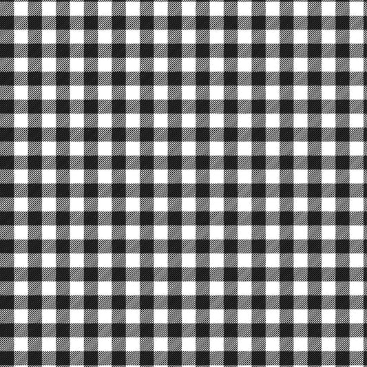 Wilmington Prints' Essentials - Buffalo Check - White/Black