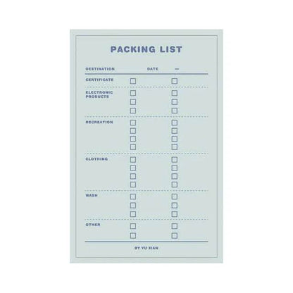 Daily Weekly Notepad Planner Tearable Message Memo Book