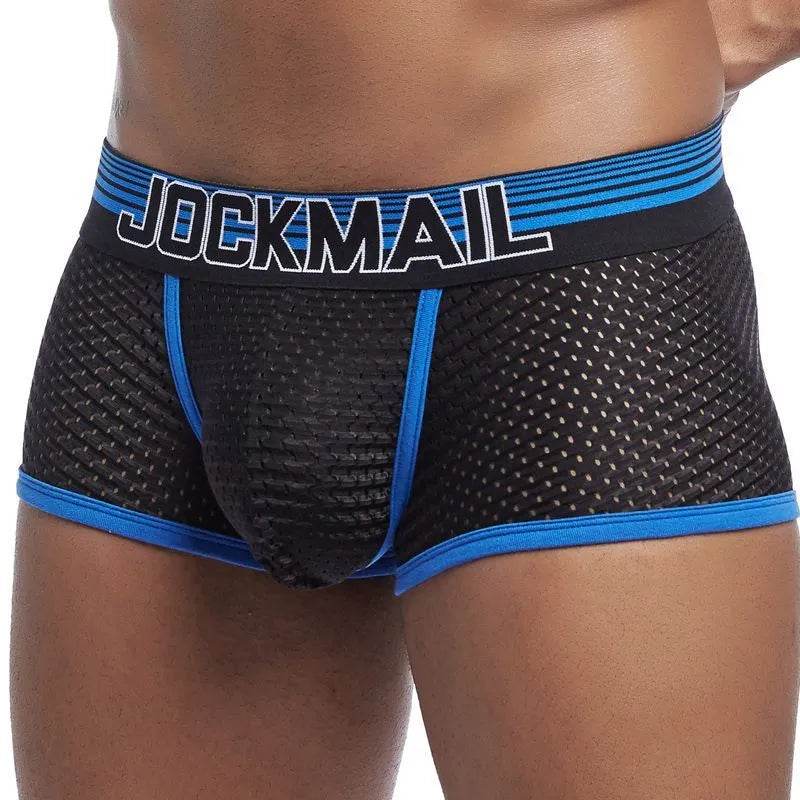 Mesh quick-drying JOCKMAIL Pouch Boxer Brief for men underwear