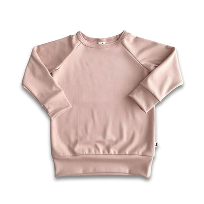 Youth Bamboo Raglan Pullover | Rosewood