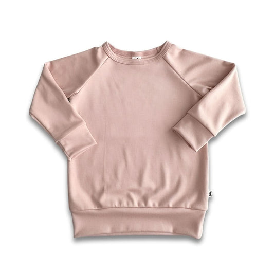 Youth Bamboo Raglan Pullover | Rosewood