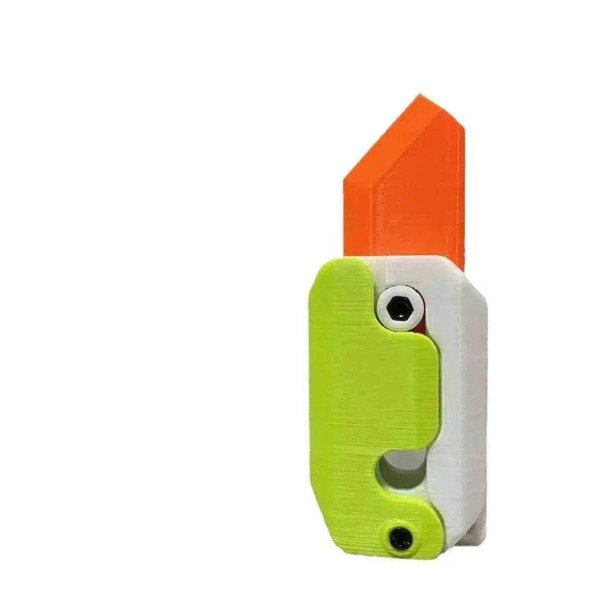 Impression 3D Gravité Cub Sauteur Petit Radis Mini Couteau Modèle